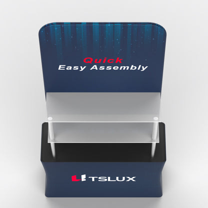 Portable Backwall Display Stand with Header